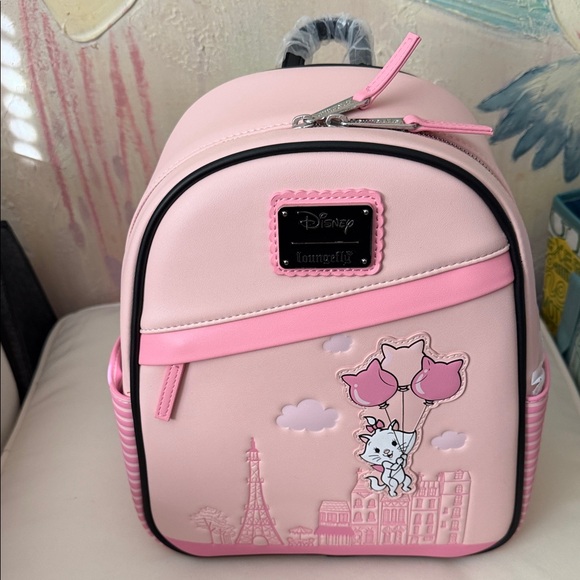 Loungefly Disney The Aristocats Marie Balloons Mini Backpack New! Hard Tag main image 6